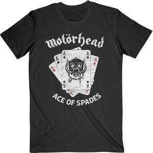 Motorhead - Flat War Pig Aces Heren T-shirt - L - Zwart