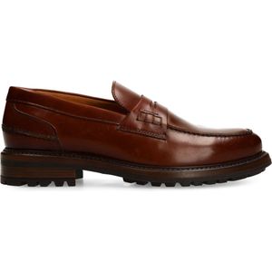 Manfield - Cognac - Loafers - Leren