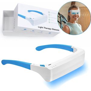 Pure Well® Lichttherapiebril - Daglichtbril - Daglichtlamp - Winterdepressie - Vrij van Uv-straling - Verbeter Humeur & Slaapkwaliteit - lichttherapie lamp