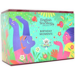 English Tea Shop - Birthday Moments Gift Box - Geschenkdoos thee - Theegeschenk - 12 piramidezakjes