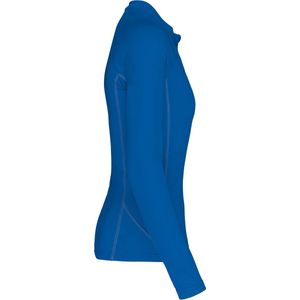 SportSweatshirt Dames S Proact 1/4-ritskraag Lange mouw Sporty Royal Blue 100% Polyester