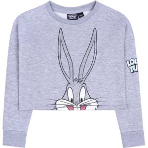 Grijs kort sweatshirt met zirkonia Bugs Bunny
