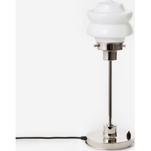 Art Deco Trade - Slanke Tafellamp Small Top 20's Nikkel