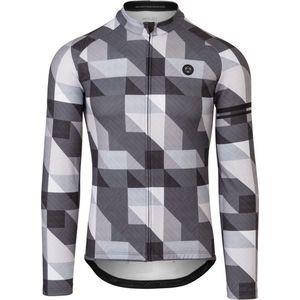 AGU Triangle Stripe Fietsshirt Lange Mouwen Essential Heren - Black - L