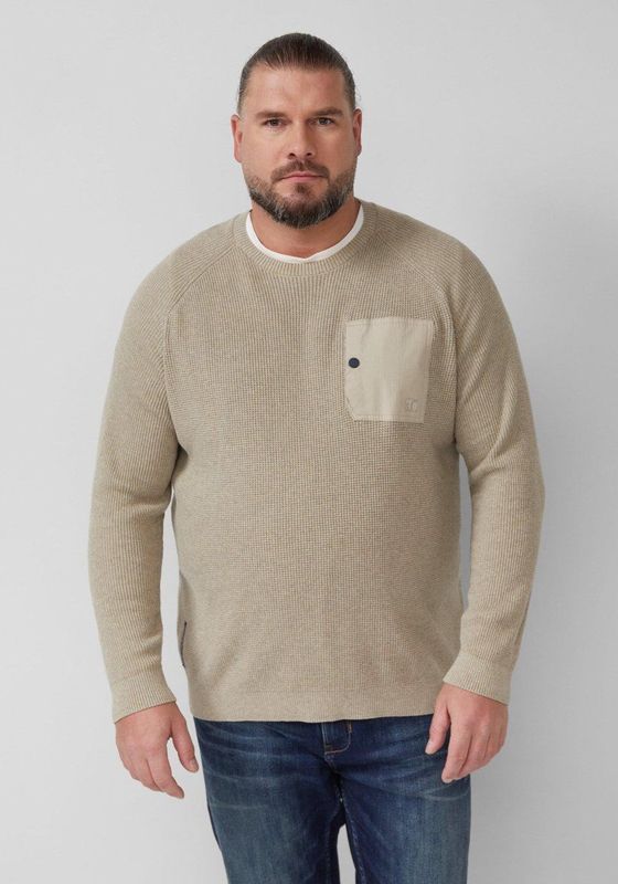 s.Oliver - Strickpullover - Met Raglanärmels - Met Opgezet Borstzak