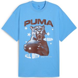 Puma All Bite T-shirt Met Korte Mouwen Blauw S Man,Vrouw