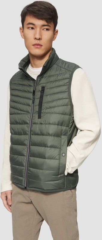 Vesten - Sportieve Look - Taft - Opstaande Kraag - Ritssluiting - Printdetail