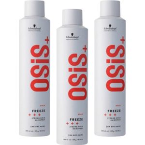 Schwarzkopf - OSiS+ - Freeze - 500 ml - Voordeelverpakking 3 stuks