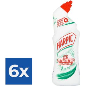 Harpic Disinfecting Gel 750ml - Voordeelverpakking 6 stuks