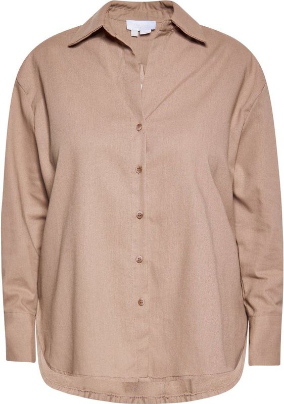 usha - Hemd - Lange Mouwen - Minimalistisch - Linnen