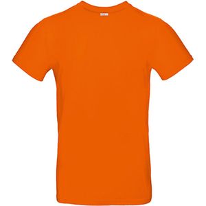 2-Pack herenshirt 'E190' met ronde hals B&C Collectie Oranje maat XXL