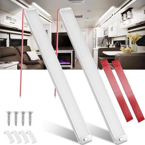 228LED binnenverlichting 12V-85V 10W 1000Lm camper - met ON/UIT-schakelaar - auto vrachtwagen - bestelwagen caravan - 2 stuks .