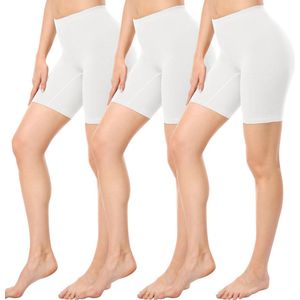 Dames Fietsbroek Korte Leggings Katoen Maat S-4XL