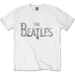 The Beatles - Drop T Tickets Heren T-shirt - XL - Wit