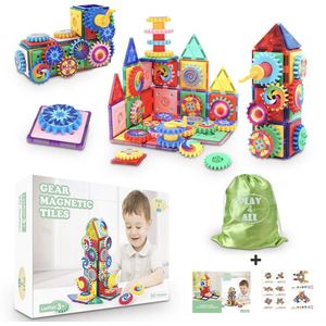 Play4ALL 90stukken - Magnetisch Speelgoed - speelgoed vanaf 3 jaar - magnetische tegels - magnetisch speelgoed bouwblokken