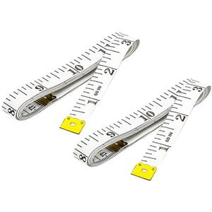 Dubbelzijdig lichaam meten tape 150 cm - Perfect voor persoonlijk maatwerk