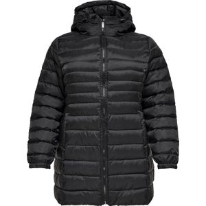 ONLY CARMAKOMA Quilted Gewatteerde Jas CARNEW Zwart