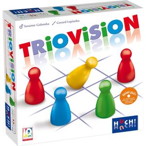 Triovision - Gezelschapsspel voor combineerders - Leeftijd 7+ - 1-6 spelers - Speelduur 20 minuten - HUCH!