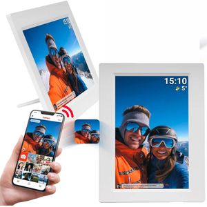 Lexium Digitale Fotolijst - Digitale Fotolijsten - Digitale Fotolijst met WiFi - Digitale Fotokader - Digitale Fotolijsten met WiFi - Fotokader