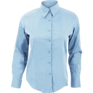 SOLS Dames/dames Eden Long Sleeve Fitted Work Shirt (Heldere lucht)