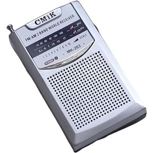 Draagbare FM Radio met Sterke Luidspreker voor Binnen en Buiten
