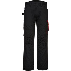 Portwest PW2 Service Broek PW240 - Zwart/Rood - 32