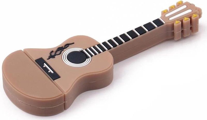 Ulticool - Gitaar - USB-stick - Bruin/Zwart/Wit - 32 GB