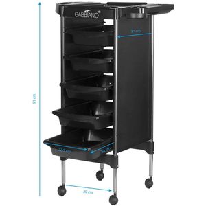 Werkwagen - kappers trolley - kapperswagen Gabbiano FX11-5