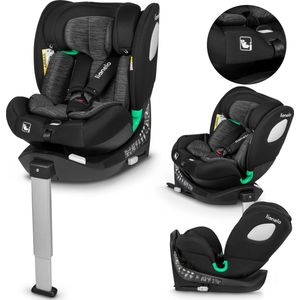 Lionelo Braam i-Size Autostoeltje - 0-36kg - ISOFIX + steunpoot - 360° draaibaar