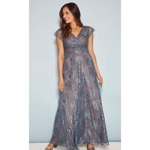 Eden Maternity Gown Long (Caspian Blue)