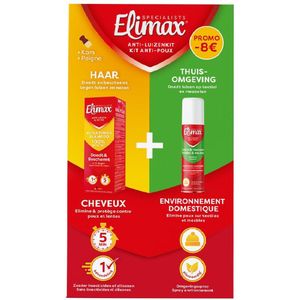 Elimax Anti luizen Kit Schampoo + omgevingsspray