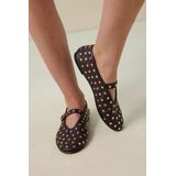 Sissy-Boy - Ballerina's - Donkerbruin - Met Studs