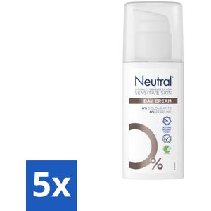 Neutral - Dagcrème - Gevoelige huid - Parfumvrij - 50 ml - Bulkverpakking - 5 stuks