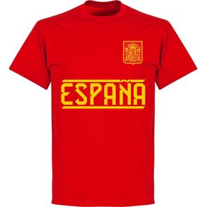 Spanje Team T-Shirt - Rood - Kinderen - 116