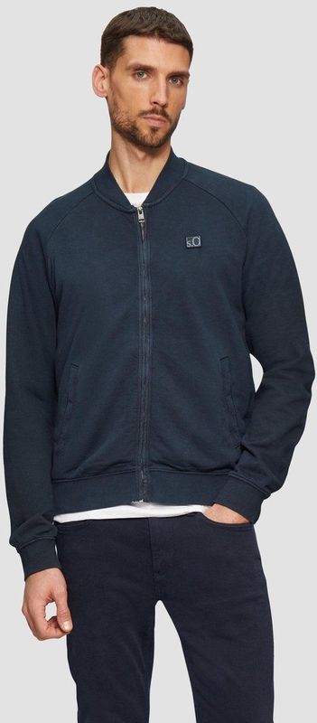 s.Oliver - Sweatshirt Jacke - Katoen - Casual Pasvorm