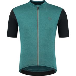 Rogelli Melange Fietsshirt - Korte Mouwen - Heren - Blauw, Zwart - Maat M