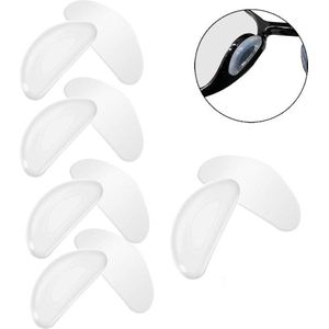10 Paar Neuspads - Neuspads Bril Antislip - Neusvleugels voor Bril - Bril Pads - Siliconen Neuspads voor Bril - Neuspads Bril Zelfklevend - LOUZIR