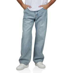 DENIMFY Heren Jeans Broeken DFMailo comfort/relaxed Fit Blauw Volwassenen