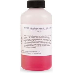 ETI - pH–Buffervloeistof 4.01 pH – 100 ml – Kalibratievloeistof