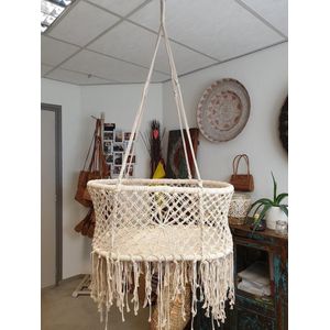 Bali-Goeds - wieg - hangwieg - macramé - handgeknoopt