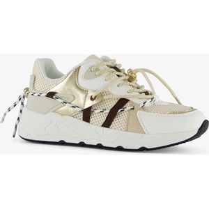 Blue Box dames beige dad sneakers met veter - Maat 39 - Uitneembare zool