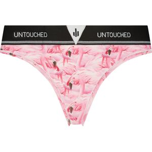 Untouched strings dames - ondergoed dames - duurzaam - perfecte pasvorm - Flamingo String S