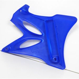 ufo blauw linker radiateurkap voor yamaha 85 yz 2002 tot 2012 nieuw