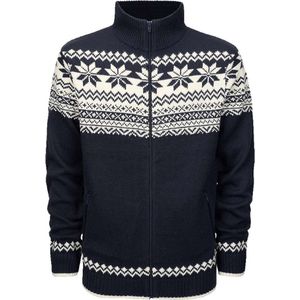 Brandit Cardigan Navy Noorse Trui Heren