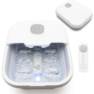 Rio FTBH13 - opvouwbaar voetenbad - 3 warmtestanden - afstandsbediening - incl pluimsteen - 500 Watt