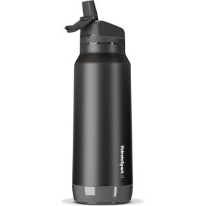 Hidrate Spark Straw slimme waterfles - Roestvrij staal - 946ml - LED verlichting - Zwart