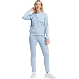 adidas Sportswear Essentials 3-Stripes Trainingspak - Dames - Blauw- XL