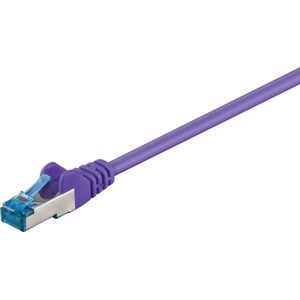 Goobay - S/FTP netwerkkabel CAT6a - Paars - 0,25 meter