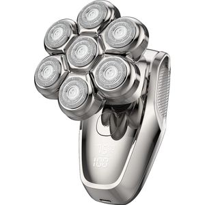 Schedel scheerapparaat - Waterdichte Elektrische Scheerapparaat voor Hoofd en Baard - Draadloos Oplaadbaar - Nat en Droog Scheren - LED-indicator