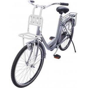 Steco Transport Comfort kleine voordrager voor kinderfiets - wit